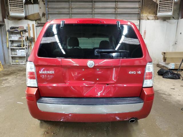 4M2CU91118KJ05198 - 2008 MERCURY MARINER RED photo 6