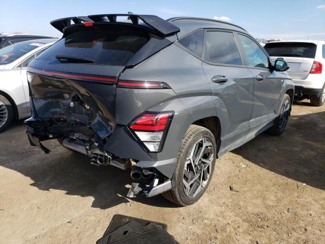 KM8HACA35RU034771 - 2024 HYUNDAI KONA N LINE GRAY photo 3