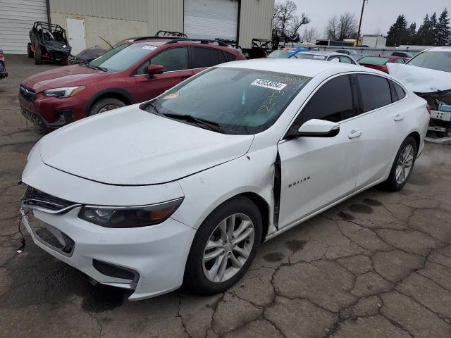 1G1ZE5ST4HF115098 - 2017 CHEVROLET MALIBU LT WHITE photo 1