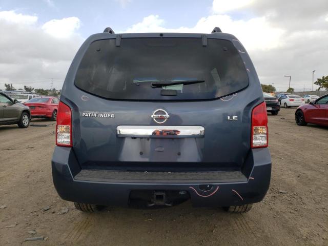 5N1BR18A48C628943 - 2008 NISSAN PATHFINDER BLUE photo 6