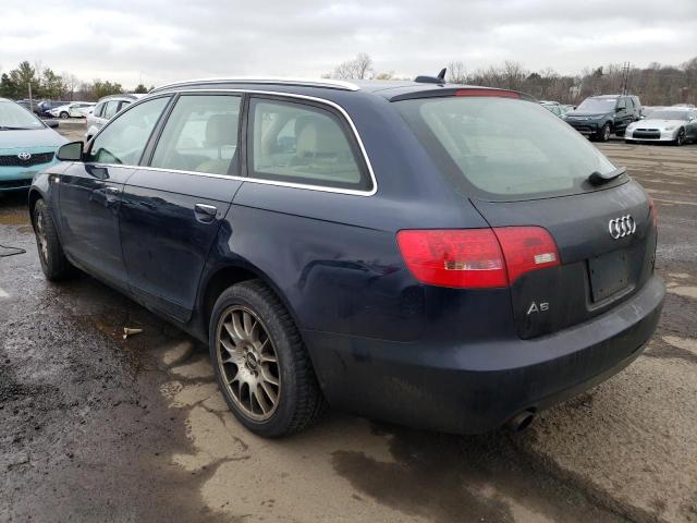 WAUKH74FX6N109972 - 2006 AUDI A6 AVANT QUATTRO BLUE photo 2