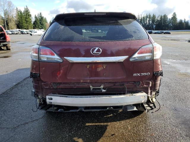 JTJBK1BA1E2459786 - 2014 LEXUS RX 350 BASE BURGUNDY photo 6