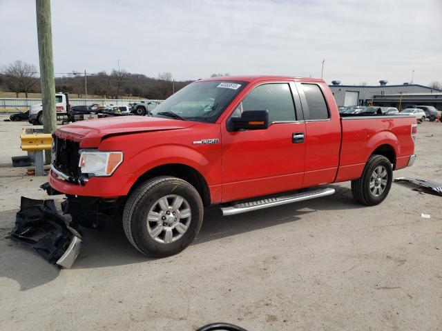 1FTEX1CM4BFB88446 - 2011 FORD F150 SUPER CAB RED photo 1