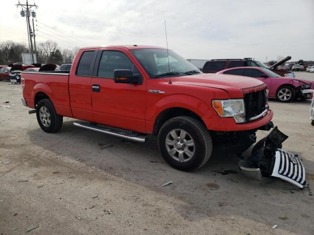 1FTEX1CM4BFB88446 - 2011 FORD F150 SUPER CAB RED photo 4