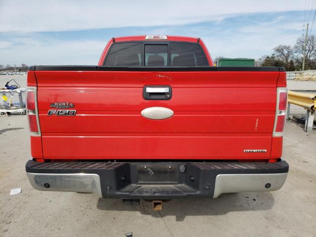 1FTEX1CM4BFB88446 - 2011 FORD F150 SUPER CAB RED photo 6