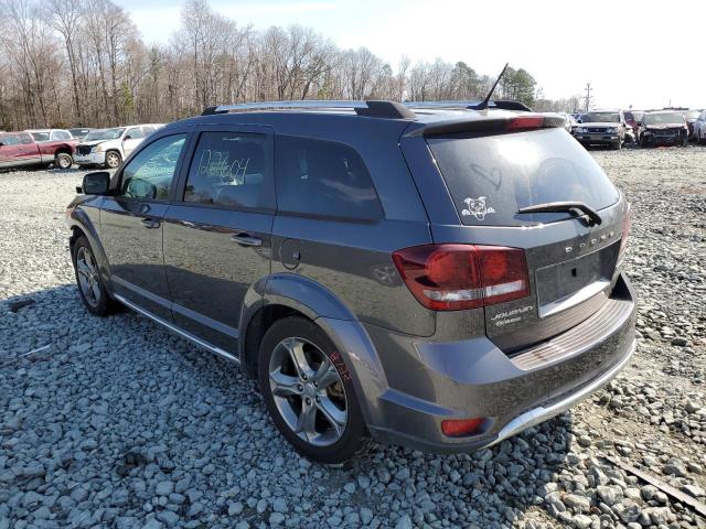 3C4PDCGB5HT545413 - 2017 DODGE JOURNEY CROSSROAD GRAY photo 2