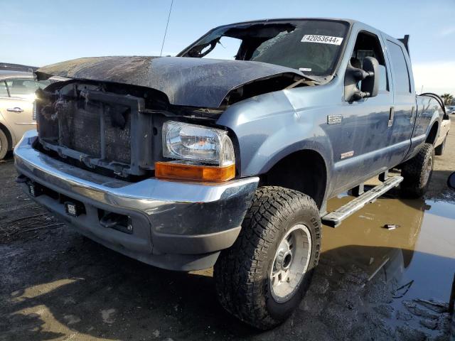 1FTSW31P84EB17631 - 2004 FORD F350 SRW SUPER DUTY BLUE photo 1