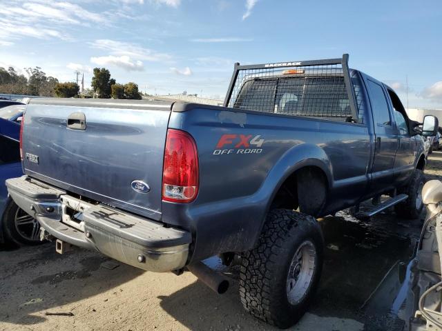 1FTSW31P84EB17631 - 2004 FORD F350 SRW SUPER DUTY BLUE photo 3