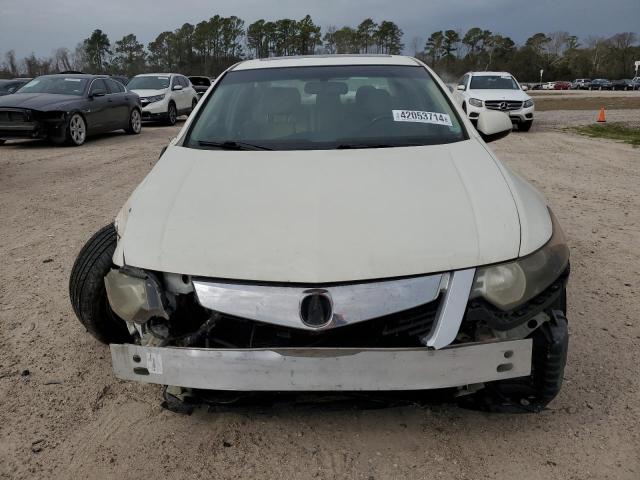 JH4CU26619C019062 - 2009 ACURA TSX WHITE photo 5