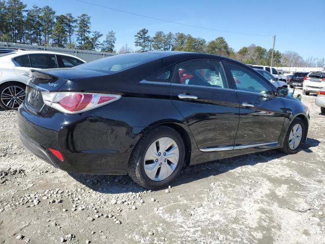 KMHEC4A44FA133297 - 2015 HYUNDAI SONATA HYBRID BLACK photo 3