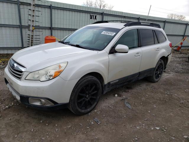 4S4BRCKC6A3370355 - 2010 SUBARU OUTBACK 2.5I LIMITED WHITE photo 1