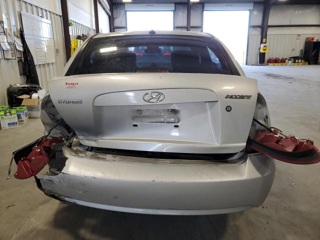 KMHCN4AC8BU611559 - 2011 HYUNDAI ACCENT GLS SILVER photo 6