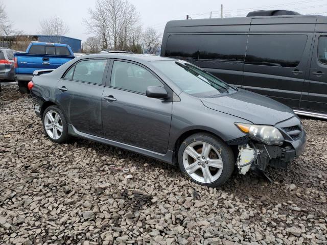 2T1BU4EEXDC105794 - 2013 TOYOTA COROLLA BASE GRAY photo 4