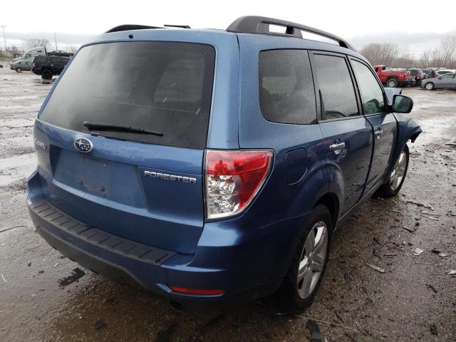 JF2SH64659H750514 - 2009 SUBARU FORESTER 2.5X LIMITED BLUE photo 4