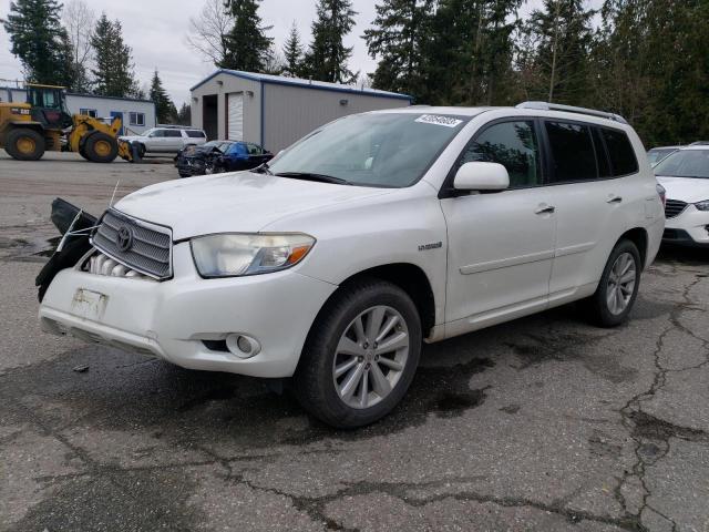 JTEEW44A592035063 - 2009 TOYOTA HIGHLANDER HYBRID LIMITED WHITE photo 1