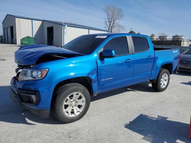 1GCGTCEN9N1286525 - 2022 CHEVROLET COLORADO LT BLUE photo 1