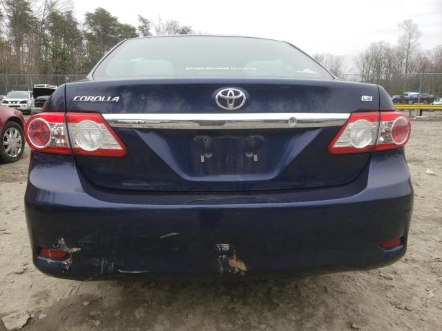 2T1BU4EE9DC991462 - 2013 TOYOTA COROLLA BASE BLUE photo 6