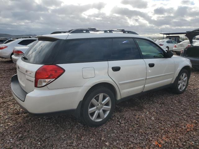 4S4BP61C586355959 - 2008 SUBARU OUTBACK 2.5I WHITE photo 3