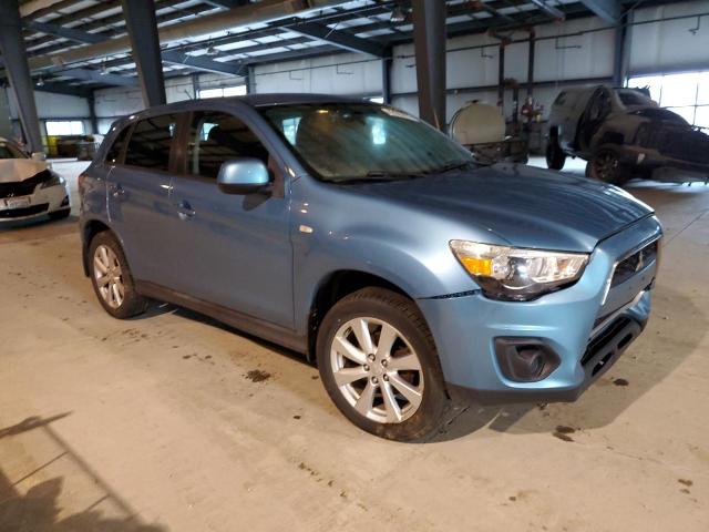 4A4AR3AU2DE014156 - 2013 MITSUBISHI OUTLANDER ES TURQUOISE photo 4