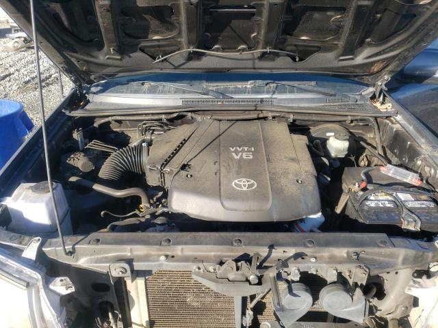 5TFJU4GN9CX024021 - 2012 TOYOTA TACOMA DOUBLE CAB PRERUNNER GRAY photo 11