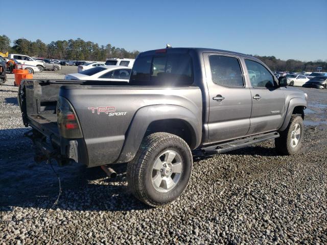 5TFJU4GN9CX024021 - 2012 TOYOTA TACOMA DOUBLE CAB PRERUNNER GRAY photo 3