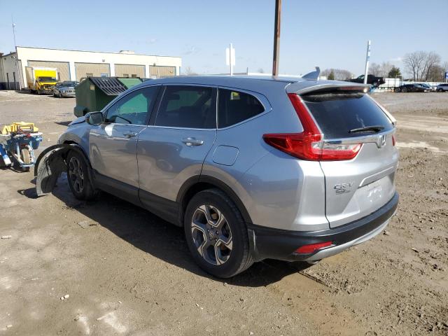 7FARW2H82JE002867 - 2018 HONDA CR-V EXL SILVER photo 2