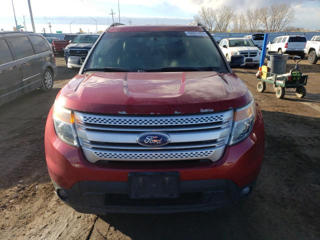 1FM5K8D86DGB47656 - 2013 FORD EXPLORER XLT MAROON photo 5