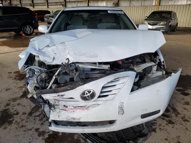 4T1BE46K17U519776 - 2007 TOYOTA CAMRY CE WHITE photo 5