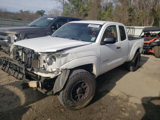 5TEUX42N55Z120624 - 2005 TOYOTA TACOMA ACCESS CAB WHITE photo 1