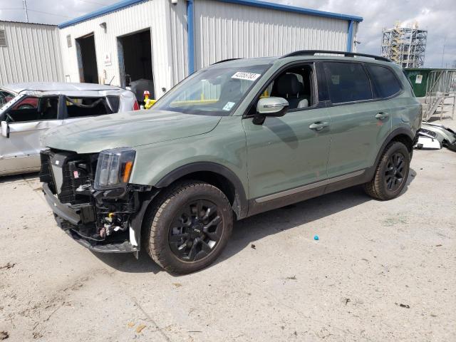 5XYP5DGC4PG327495 - 2023 KIA TELLURIDE SX GREEN photo 1