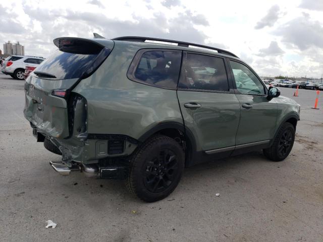 5XYP5DGC4PG327495 - 2023 KIA TELLURIDE SX GREEN photo 3