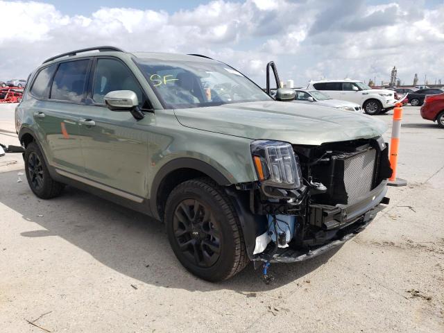 5XYP5DGC4PG327495 - 2023 KIA TELLURIDE SX GREEN photo 4