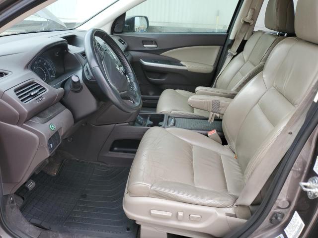 5J6RM3H70DL036638 - 2013 HONDA CR-V EXL GRAY photo 7