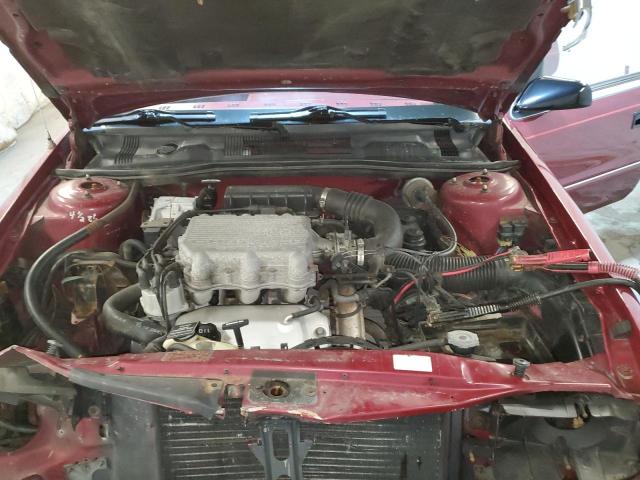 1B3XA463XNF234186 - 1992 DODGE SPIRIT BURGUNDY photo 11