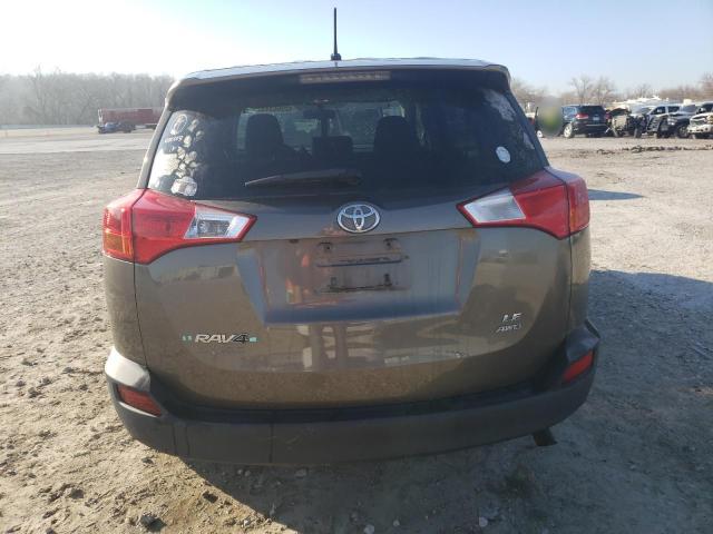 JTMBFREV2FD170166 - 2015 TOYOTA RAV4 LE BROWN photo 6