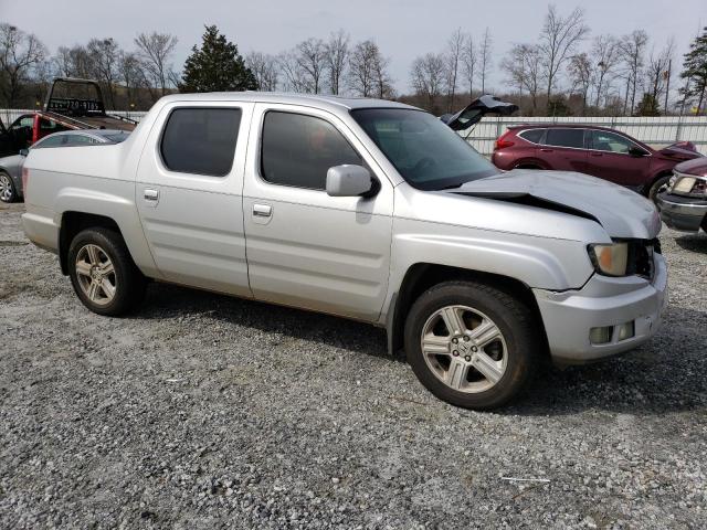 2HJYK16569H503140 - 2009 HONDA RIDGELINE RTL SILVER photo 4