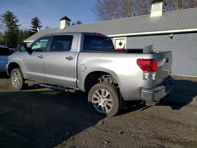 5TFHY5F10DX276409 - 2013 TOYOTA TUNDRA CREWMAX LIMITED SILVER photo 2