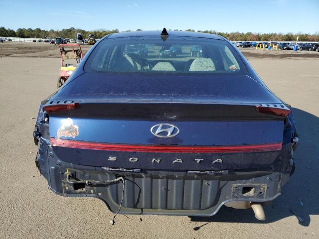 5NPEG4JA9MH068516 - 2021 HYUNDAI SONATA SE BLUE photo 6