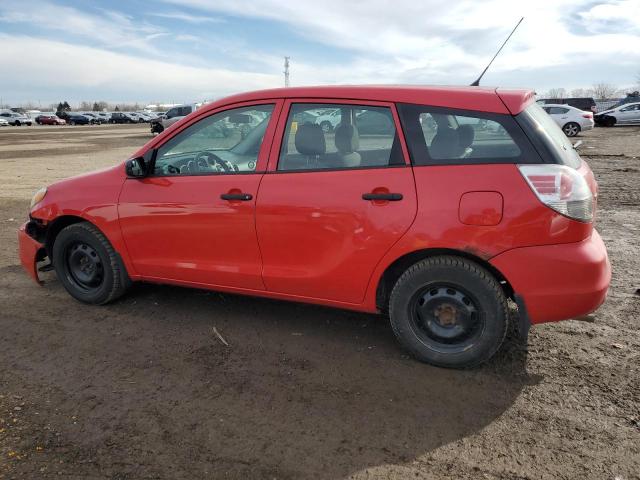 2T1KR32E08C701275 - 2008 TOYOTA COROLLA MA XR RED photo 2