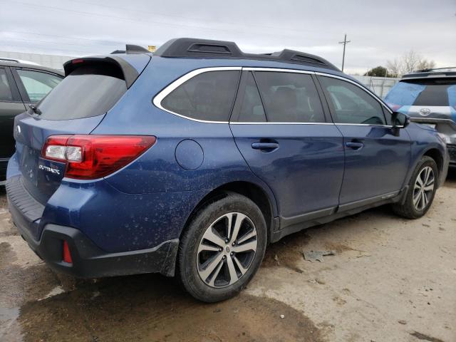 4S4BSAJCXK3277074 - 2019 SUBARU OUTBACK 2.5I LIMITED BLUE photo 3