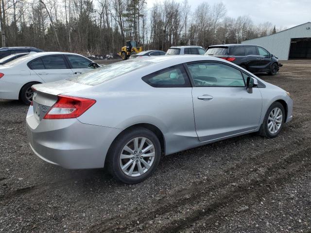 2HGFG3B99CH001359 - 2012 HONDA CIVIC EXL Gümüş foto 3