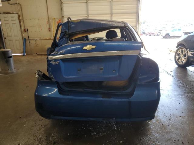 KL1TD56687B174933 - 2007 CHEVROLET AVEO BASE 蓝色 照片 6