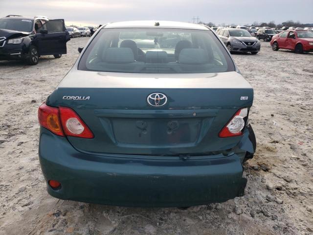 JTDBL40EX99022986 - 2009 TOYOTA COROLLA BASE TURQUOISE photo 6