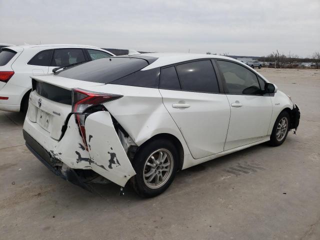 JTDKBRFU7H3053368 - 2017 TOYOTA PRIUS WHITE photo 3