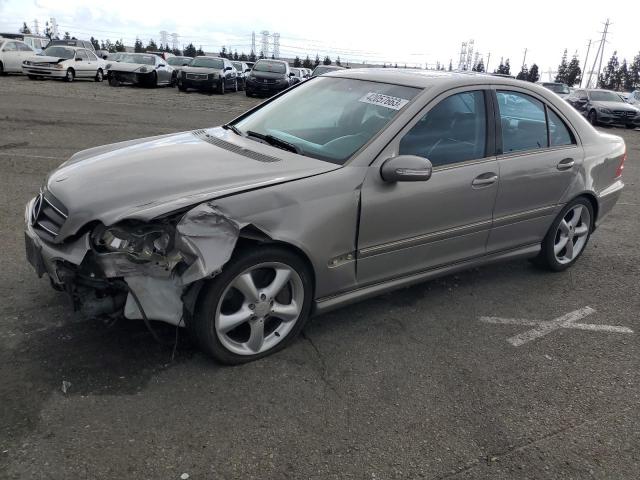 WDBRF40J45F685189 - 2005 MERCEDES-BENZ C 230K SPORT SEDAN SILVER photo 1