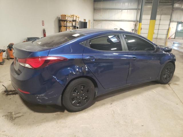 5NPDH4AE7GH795671 - 2016 HYUNDAI ELANTRA SE BLUE photo 3