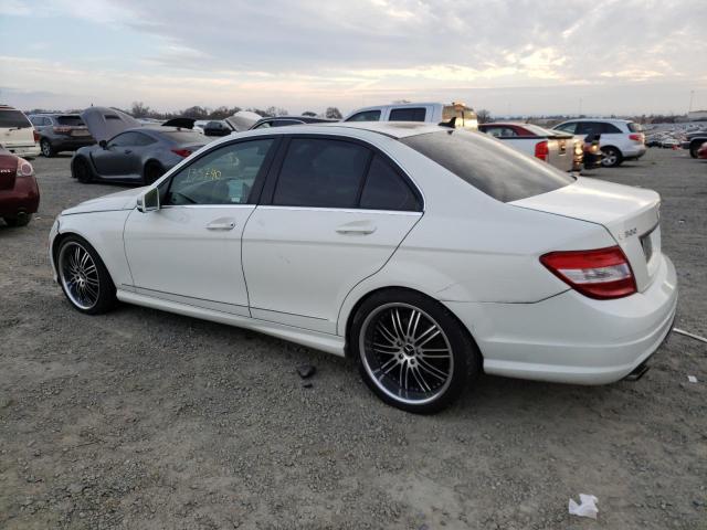 WDDGF5EBXAR091088 - 2010 MERCEDES-BENZ C 300 WHITE photo 2