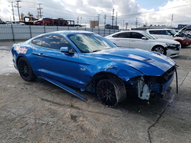 1FA6P8CF7K5134875 - 2019 FORD MUSTANG GT BLUE photo 4