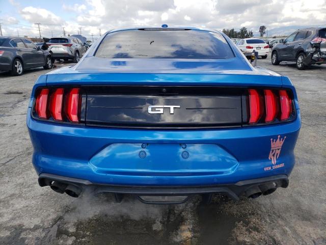 1FA6P8CF7K5134875 - 2019 FORD MUSTANG GT BLUE photo 6