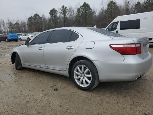 JTHGL46F675011458 - 2007 LEXUS LS 460L SILVER photo 2